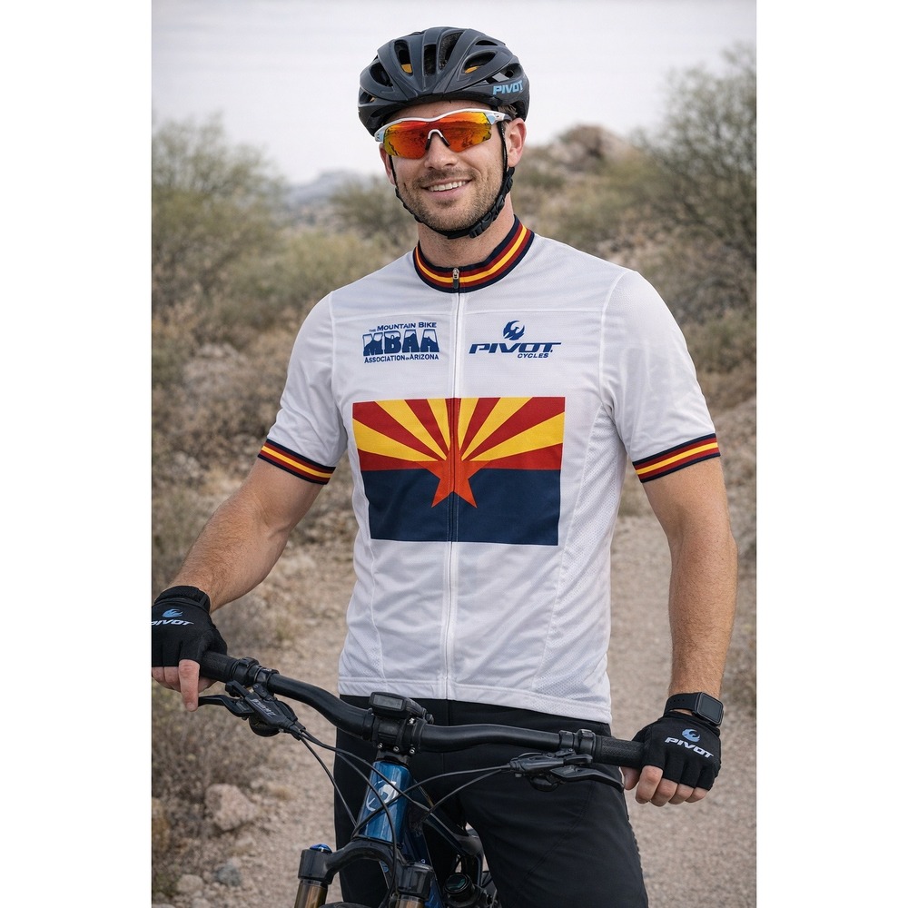 Pivot Cycles MBAA Arizona Series Champion 2019 Cycling Jersey White‎ Small